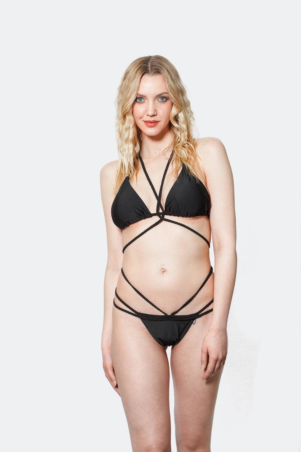 Strappy Fashion Bikini Set, Leo