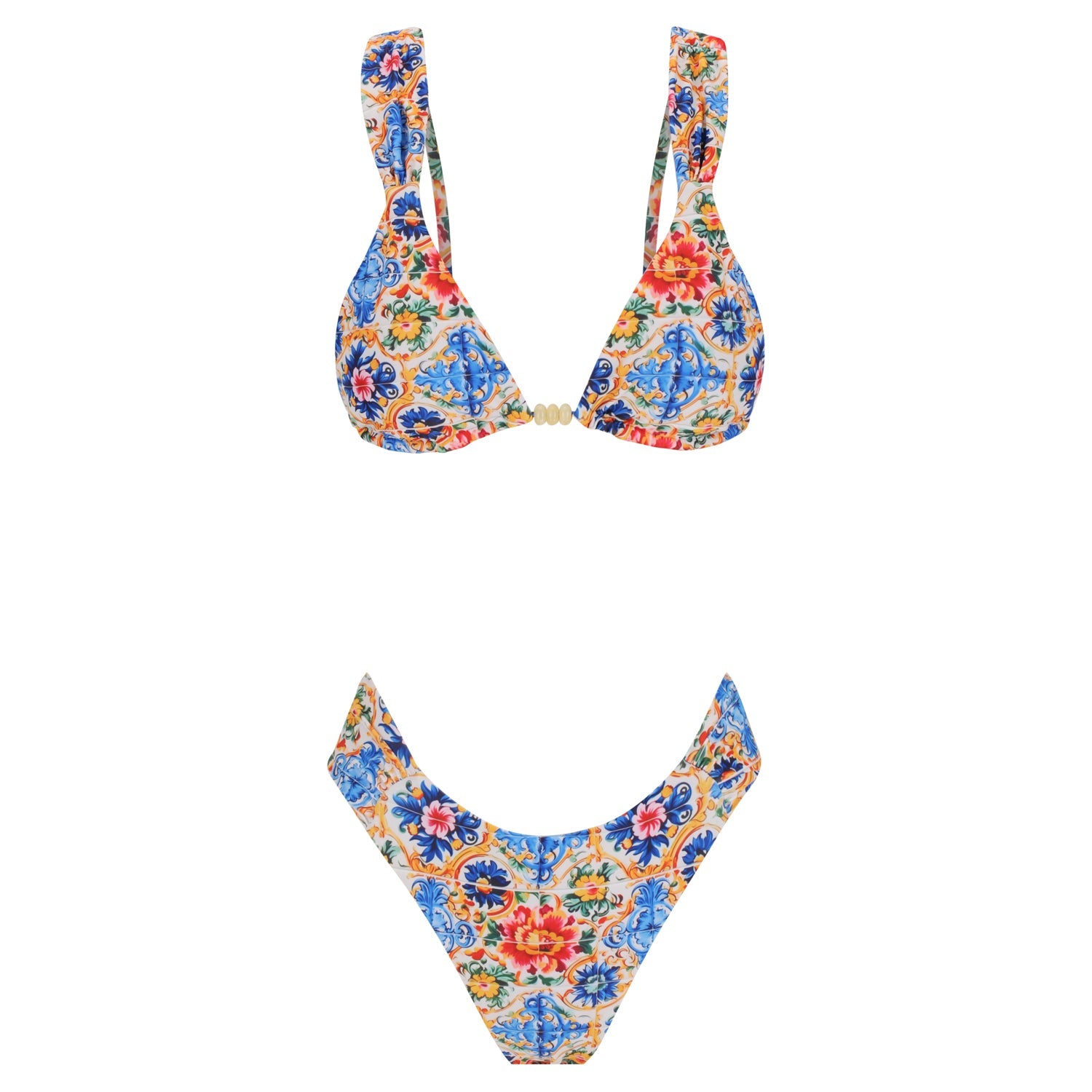 Ruched Bikini Set-La Dolce Vita-0