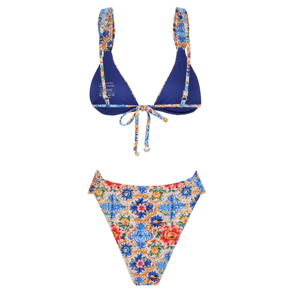 Ruched Bikini Set-La Dolce Vita-1