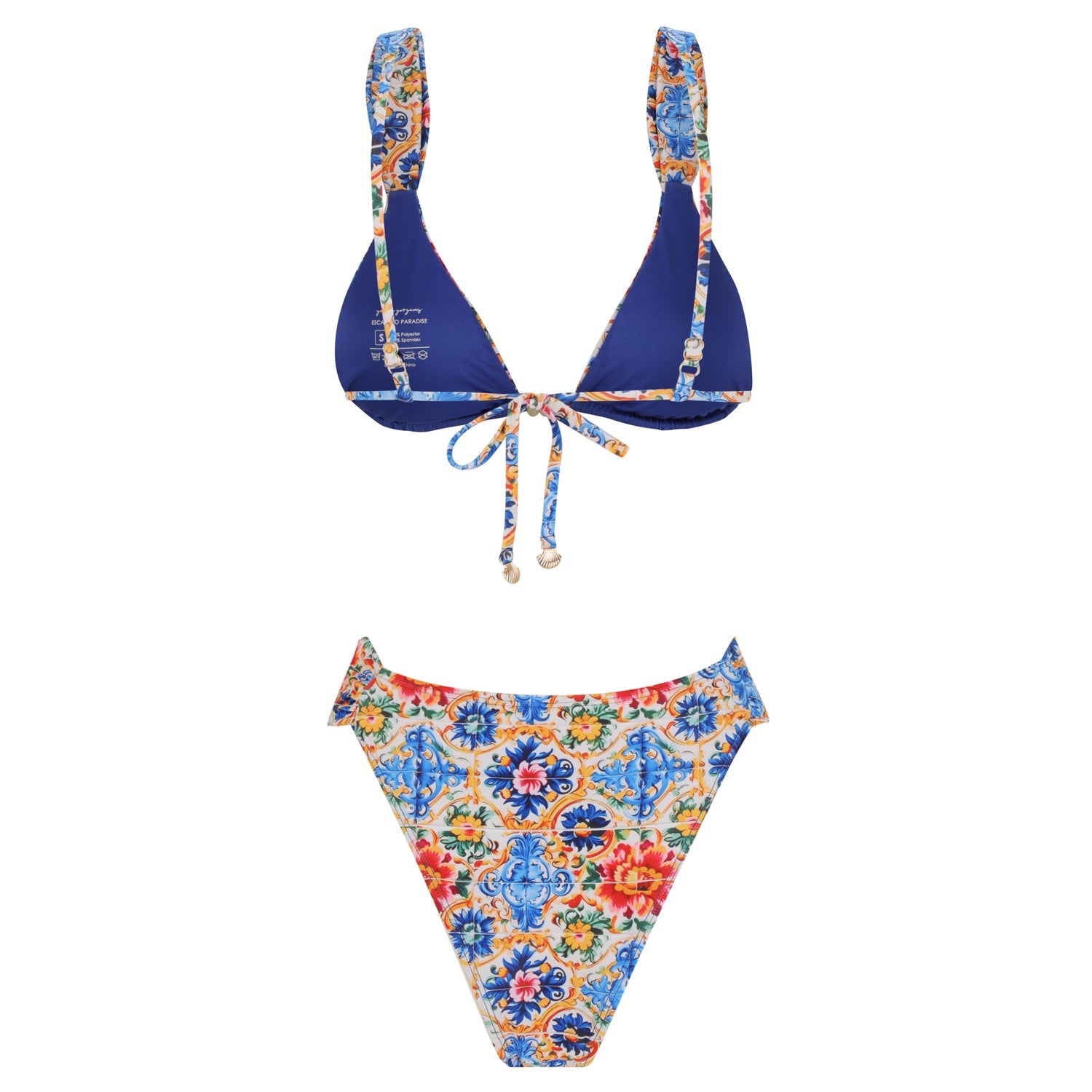 Ruched Bikini Set-La Dolce Vita-1