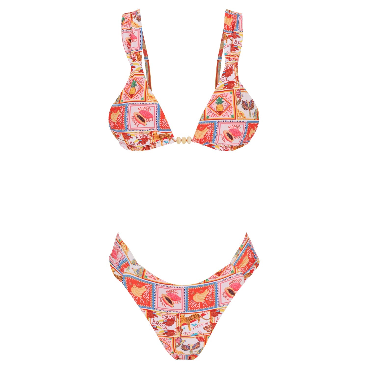 Ruched Bikini Set-Coco Brazil-0