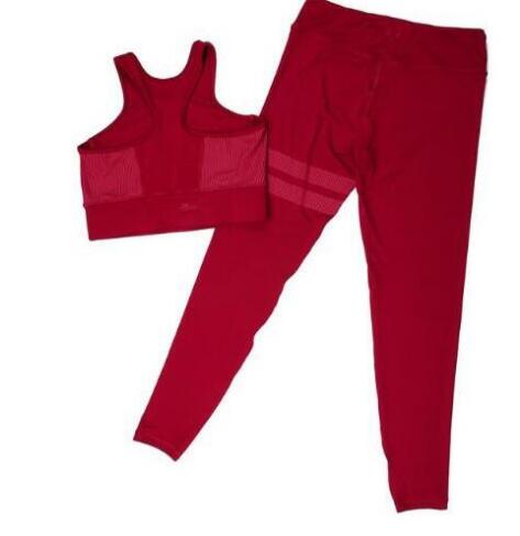 Yoga Tracksuit Sport Clothing Women Sport Suit Running Set-8