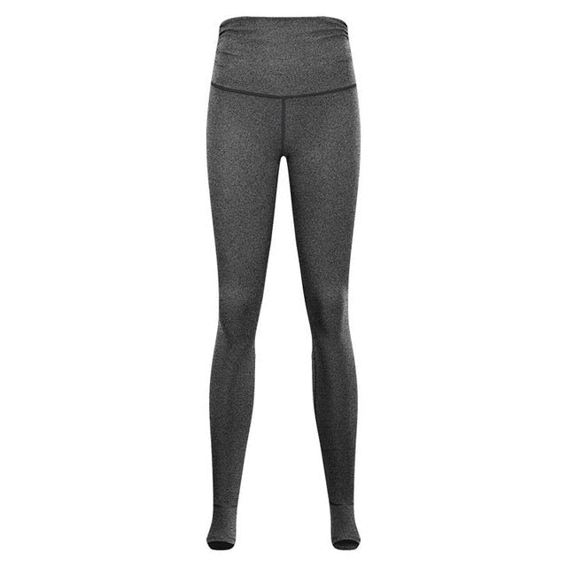 Elasticity Waist Drape Dance Sport Foot Pants Women High Waist