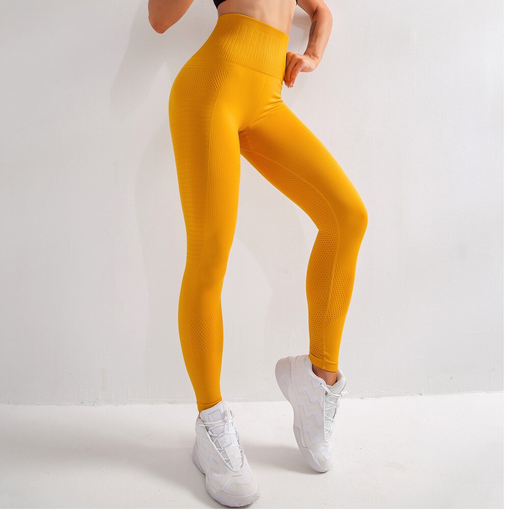 Seamless Leggings Women Fitness Running Yoga Pants High Waist Tummy Control Push Up Fitness Leggings Sport Gym Tights-5