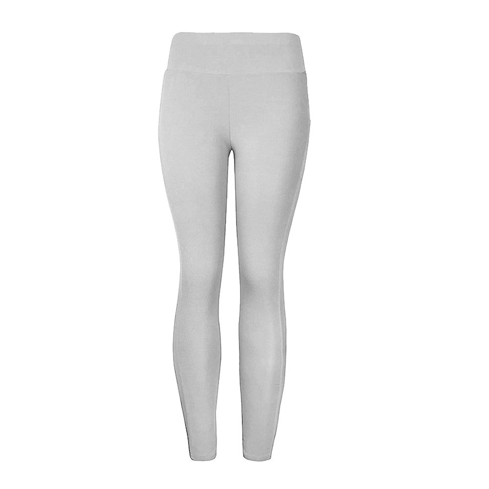 Solid Running Pants High Waist Fitness Yoga Pants With Pocket Tights Women Yoga Sport Trousers Training Workout leggings-1