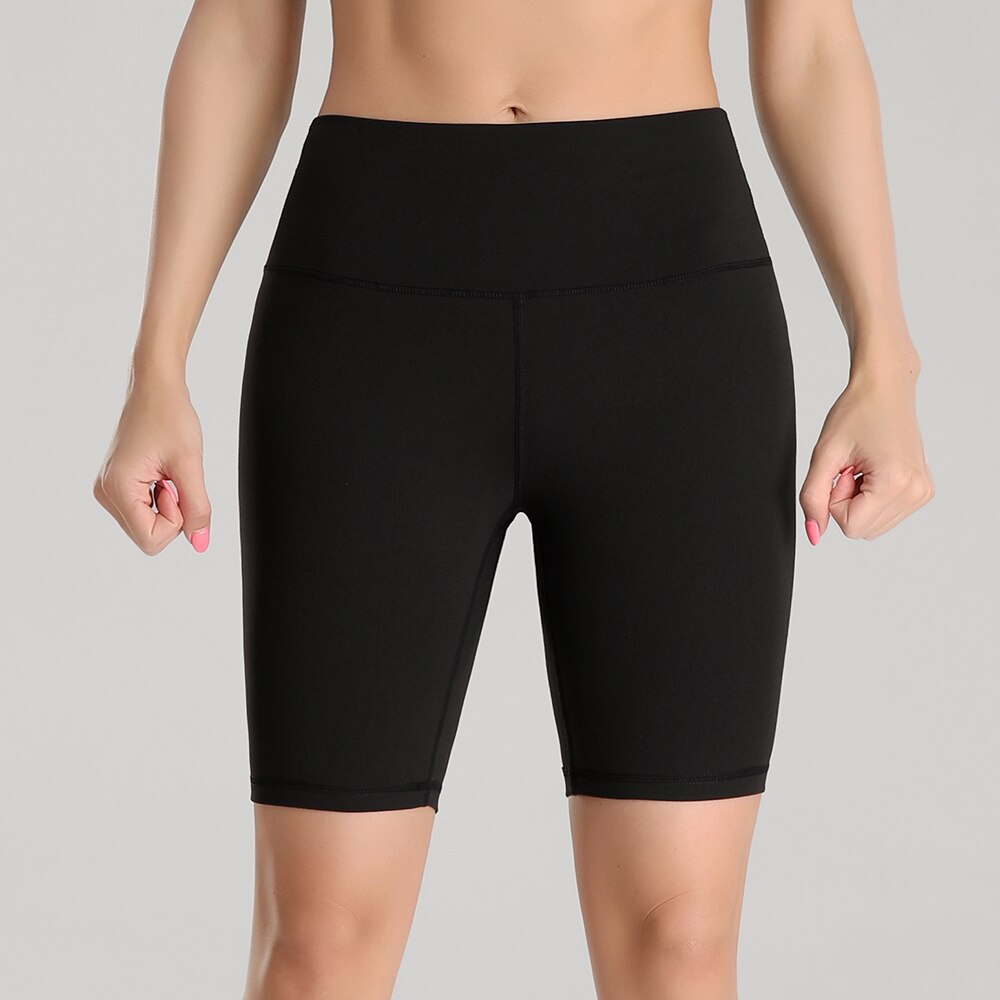 High Waist Sport Gym Yoga Shorts Women Quick Dry Workout Biker Shorts Fitness  Running Tights Seamless Trousers-8