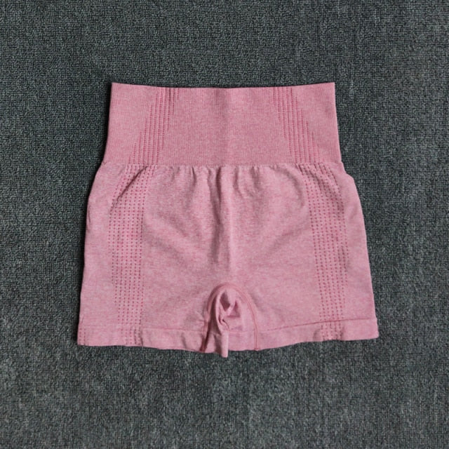 Seamless Women&#39;s Shorts Yoga Fitness High Waist Workout Shorts Sport Gym Leggings Slim Tummy Control Athletic Shorts