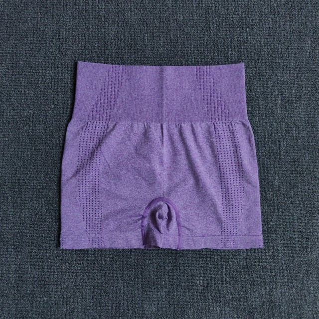 Seamless Women&#39;s Shorts Yoga Fitness High Waist Workout Shorts Sport Gym Leggings Slim Tummy Control Athletic Shorts