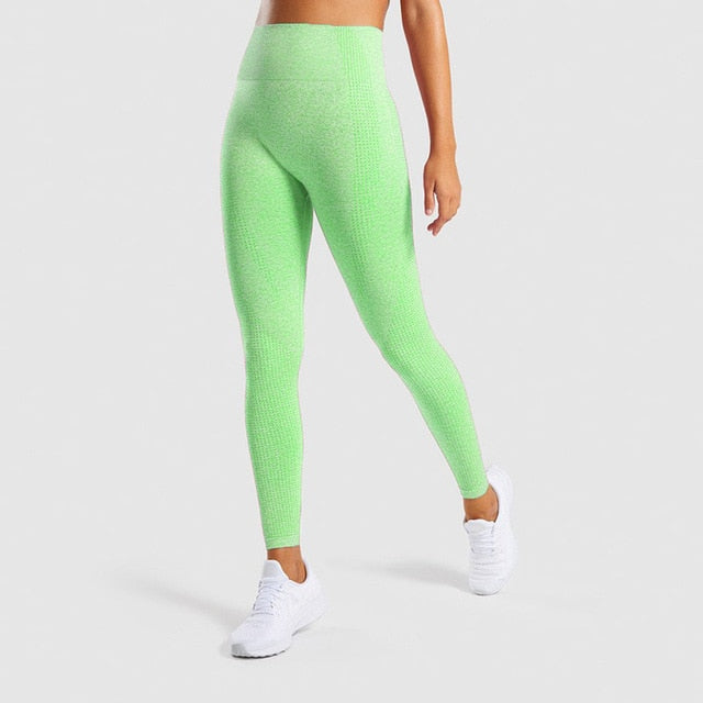 Solid High Waist Energy Seamless Yoga Leggings Women Workout Running Sport Pants Push Up Hip Fitness Gym Leggings Female Tights
