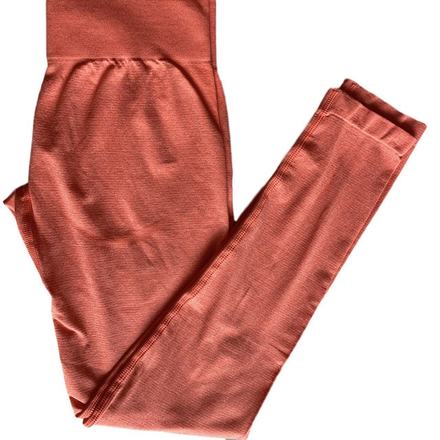 Women Seamless Yoga Pants High Waist Highly Stretchy Gym Workout Fitnesss Leggings Female Sports Trousers