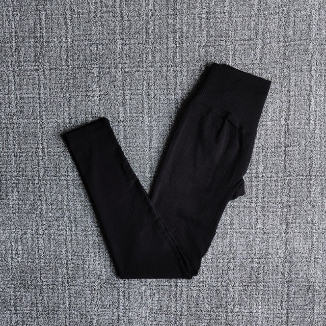 Yoga Pants Sports Clothing Seamless Legging Solid High Waist Full Length Workout Leggings for Fittness Yoga Leggings