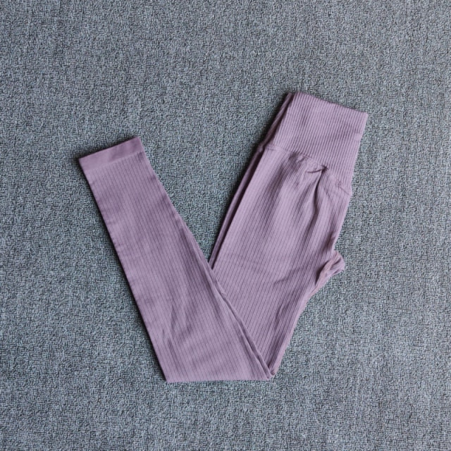 Yoga Pants Sports Clothing Seamless Legging Solid High Waist Full Length Workout Leggings for Fittness Yoga Leggings