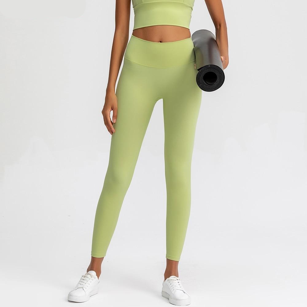 NO Camel Toe Sport Workout Yoga Leggings Women Squatproof Naked-Feel Fitness Gym Athletic Tights Pants S-XXL-0