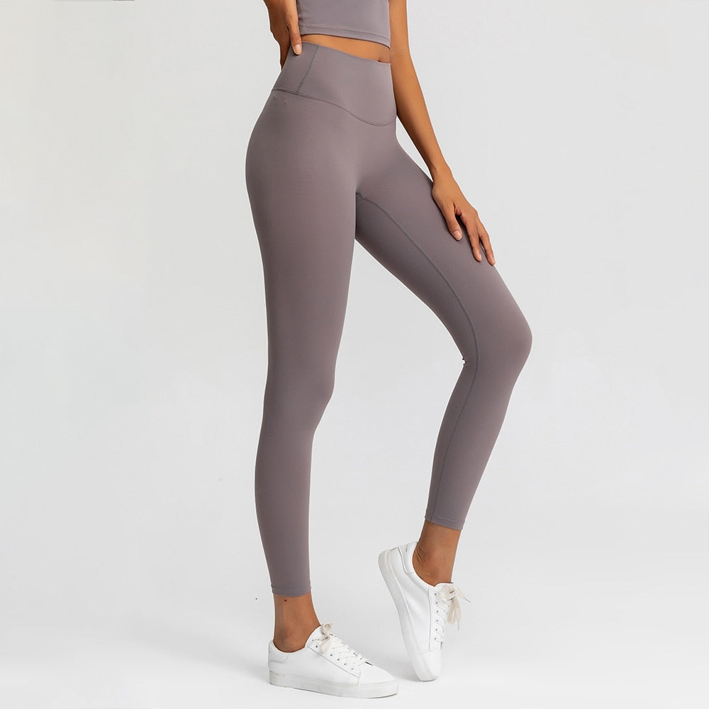 NO Camel Toe Sport Workout Yoga Leggings Women Squatproof Naked-Feel Fitness Gym Athletic Tights Pants S-XXL-1