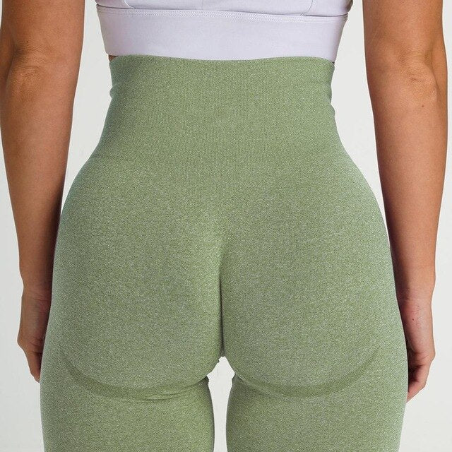 Women 14 Colors High Waist Seamless Workout Shorts Fitness Yoga Short Scrunch Butt Fitness Shorts Running Sports Gym Leggings